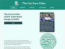 Tablet Screenshot of catcare.com